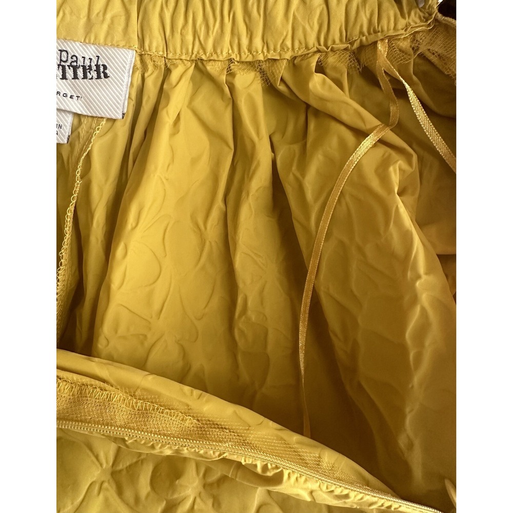 Jean Paul Gaultier for Target Cocktail Fairy Halter Dress Small Junior 7 Yellow - Picture 12 of 15